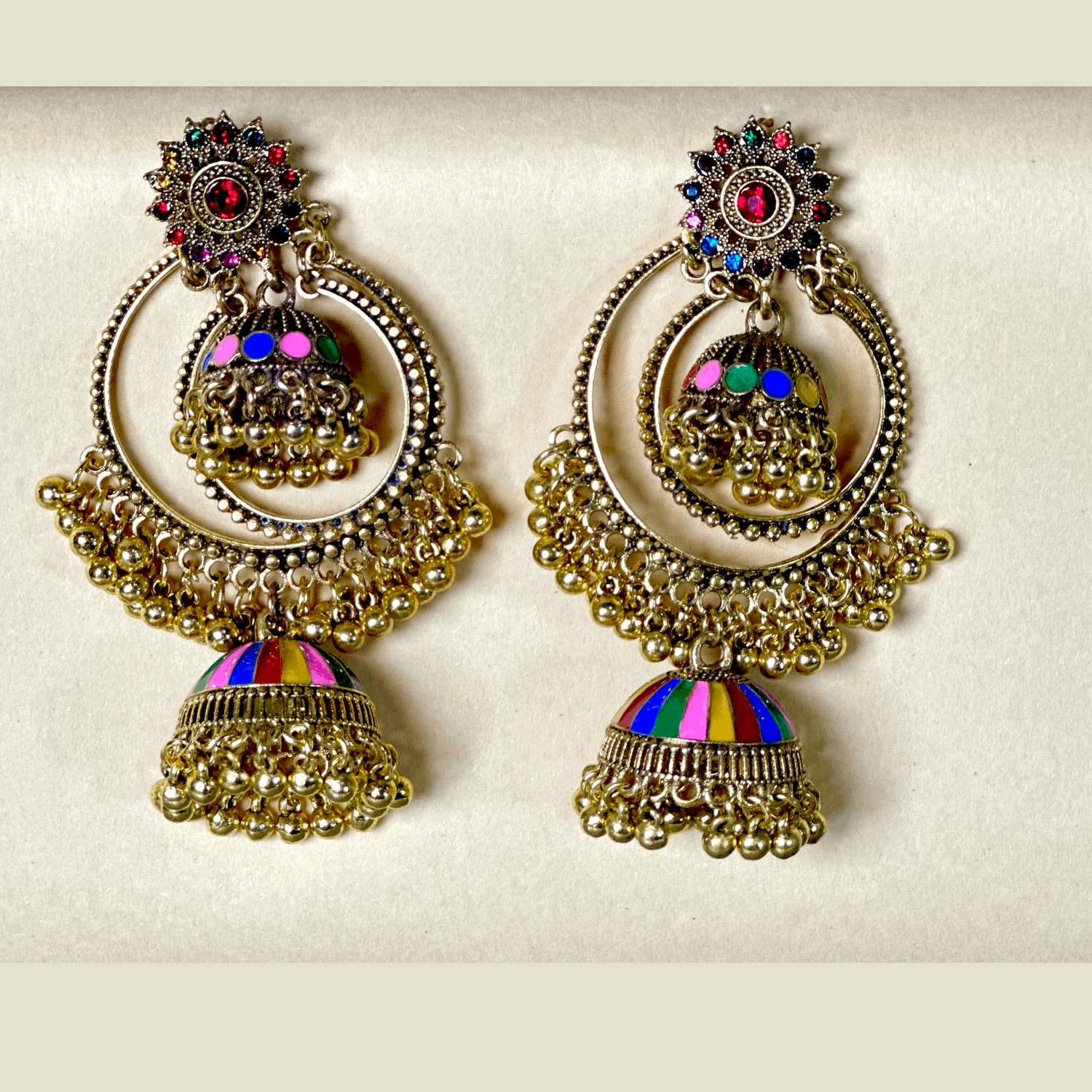 Gulposh Jhumkas-Multi