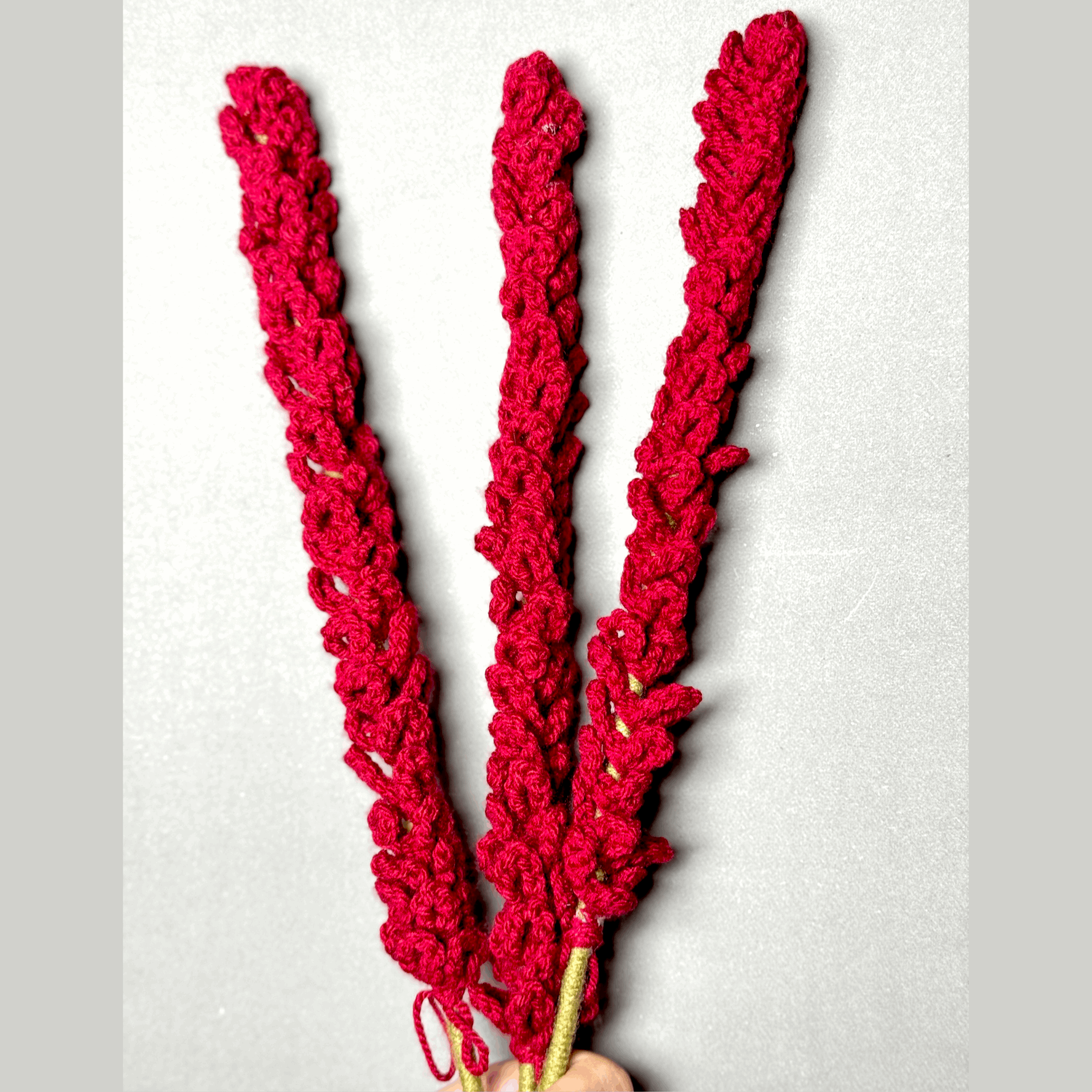 Crochet Red Sticks