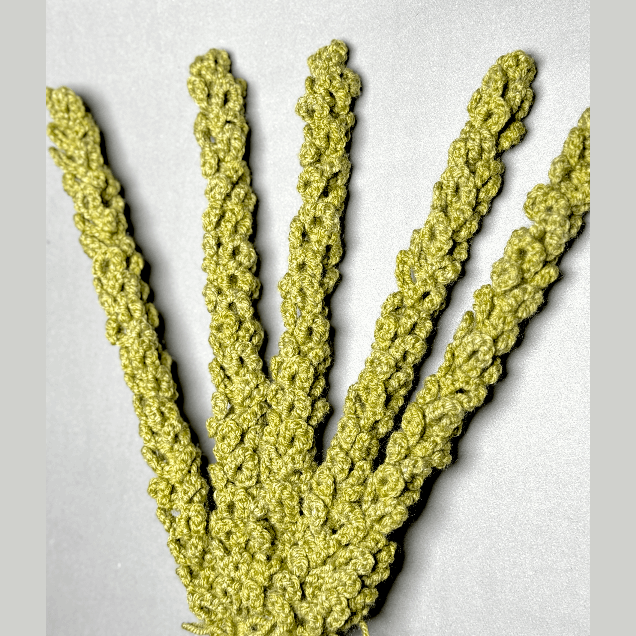 Crochet Olive Green Sticks