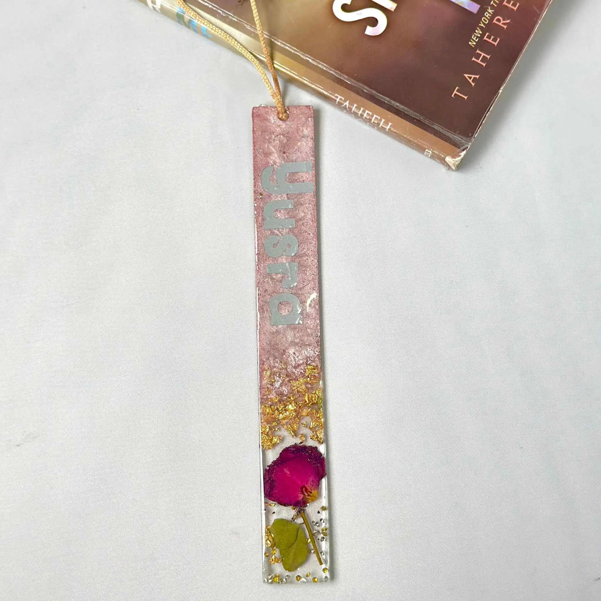 Resin Bookmark with Real Ferns