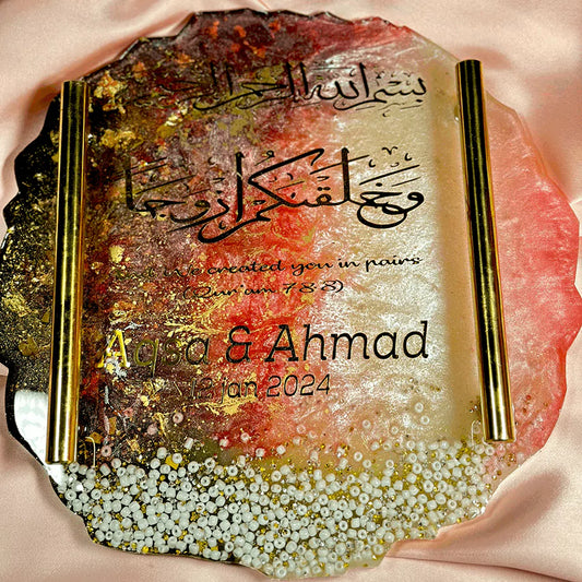 Nikkah Tray/Plaque